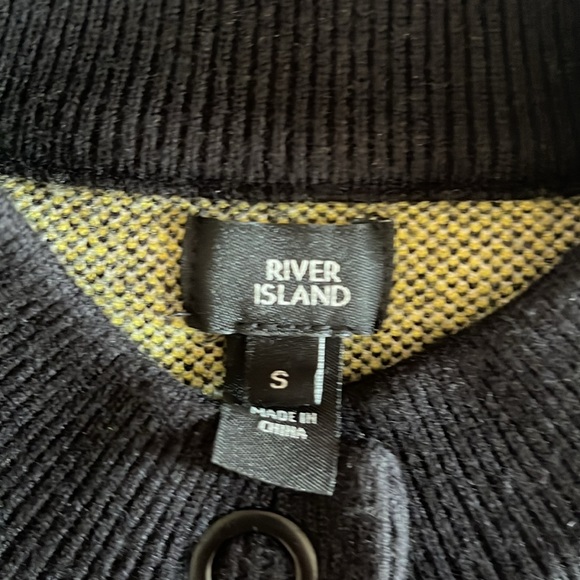 River island checkered cardigan sweater - Picture 3 of 4